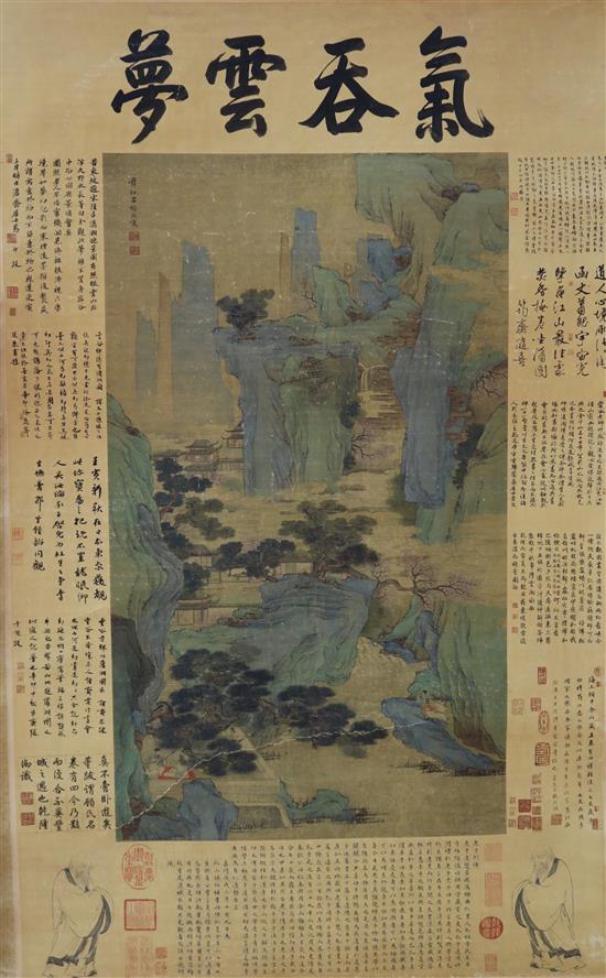 Eight Chinese scroll pictures